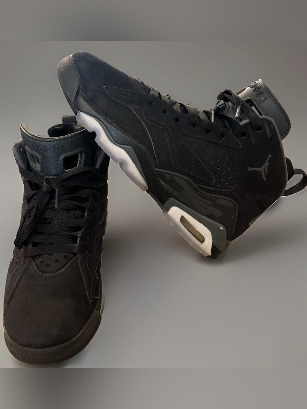 Jordan Jumpman MVP GS Black Anthracite Boys 5Y Nike Athletic Sneakers